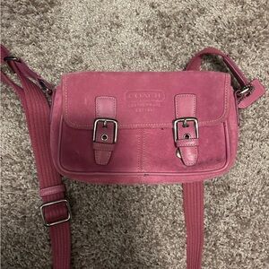 Coach Rose Crossbody Bag with Buckle Detail